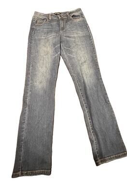 d.jeans Women’s Size 10 Stretch Blue Straight Leg Denim Jeans Medium Wash
